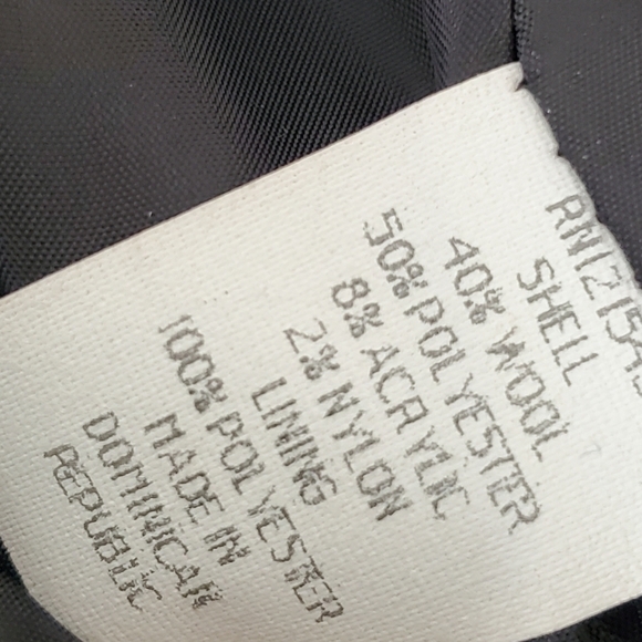 London Fog Women's Black and White Pea Coat S/M Wool Jacket - Picture 10 of 17